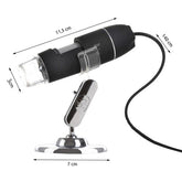 Microscop digital portabil 1600- USB Foto-Video 8 Led-uri Zoom digital 5x